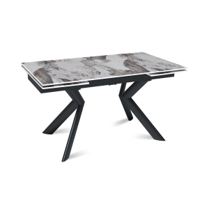 Стол раскладной Bridge (160+40+40), керамика глянцевая Pandora