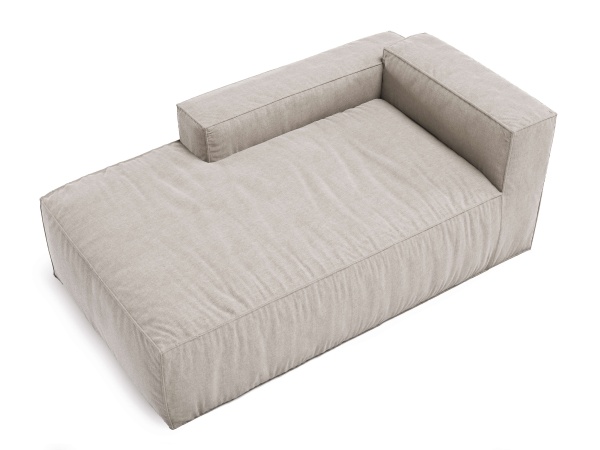 Модуль диван Фри оттоманка 115-P - Эконом микровелюр