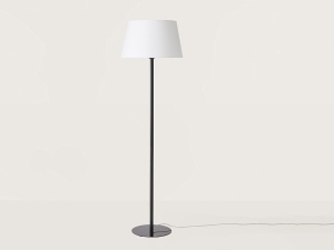 Торшер Tex черный металл + абажур 151011/45