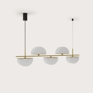 Подвесной светильник Gina 5L золотой металл