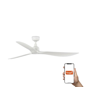 Потолочный вентилятор OUTWOOD Ш1500MM белый 3 PALAS IP44 TUYA