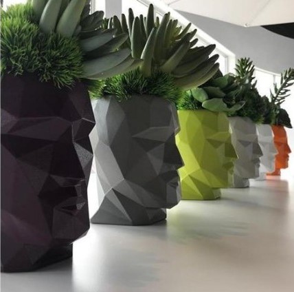 Кашпо Adan Nano матовое фисташковое от интернет-магазина IDODOM.RU