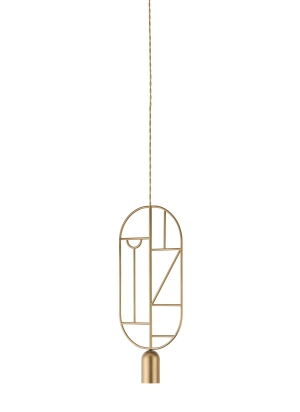 Подвесной светильник Wooden Dots WD02 Gold