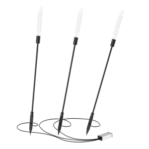 3118-3T, уличный светильник, D25xH860, 3xLEDx2W, 210LM, 3000K, IP55, included