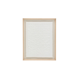 Tuk Картина из папье-маше белая 90 x 70 см