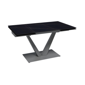 Стол раскладной Malibu (140+40+40), керамика матовая Blackgold