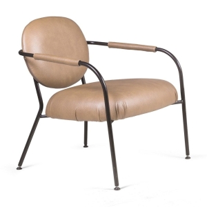 Лаунж кресло EGO, искусственная кожа, бежевый