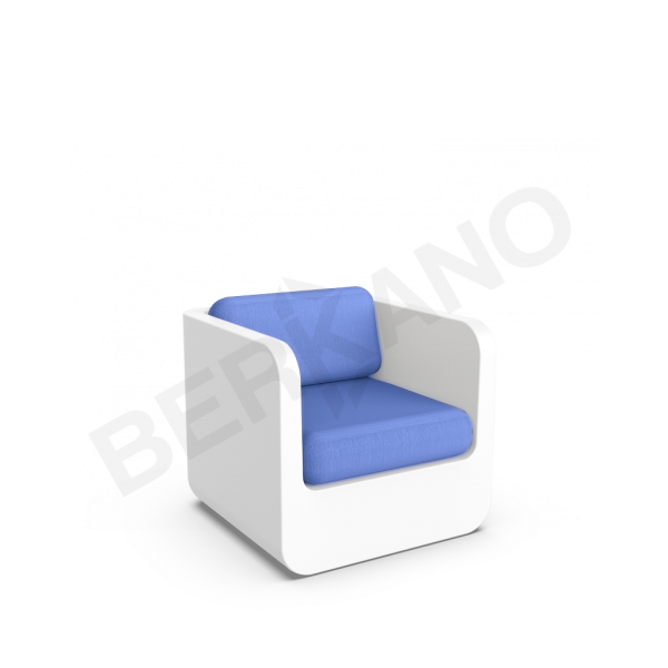 Кресло Grace с подушками Snow White, Navy