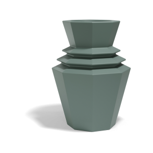 Кашпо Origami Hinoki 76x76x120