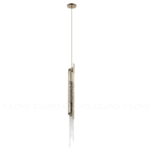 Подвесной светильник Cloyd EFIALT P1 / выс. 86 см - золото (арт.11523)