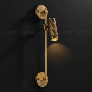 Бра Cloyd METODA-A W1 / выс. 55 см - латунь темная (арт.20461)