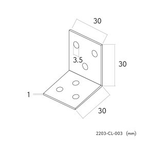 2203-CL-003, коннектор, L30xW30xH30