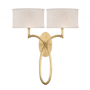 Бра Cloyd GRASSET W2 / выс. 53 см - золото сусальн. (арт.20389)