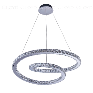 Люстра Cloyd ELATA C1 / Ø82 см - хром (арт.11611)