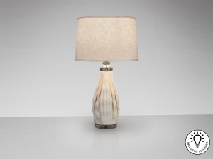 Tessa Настольная лампа 1L белая керамика