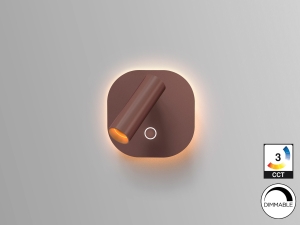 Biblos Бра с ридером оксидно-коричневый