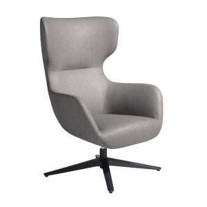 Поворотное офисное кресло 5101/A227 из экокожи со стальными ножками