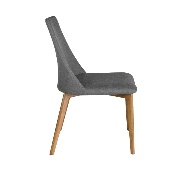 Стул 4143/DC672 из ткани темно-серого цвета от интернет-магазина IDODOM.RU