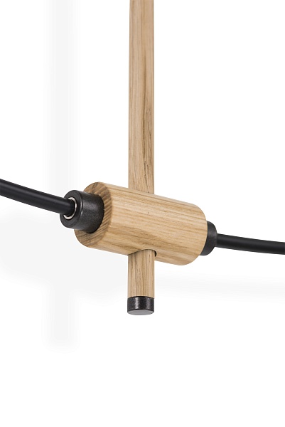 Часы настенные Bilbao Premium oak wood - black fiberglass от интернет-магазина IDODOM.RU