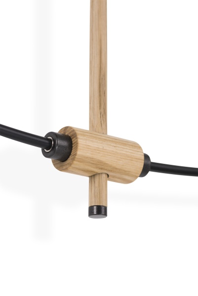 Часы настенные Bilbao Premium oak wood - black fiberglass от интернет-магазина IDODOM.RU