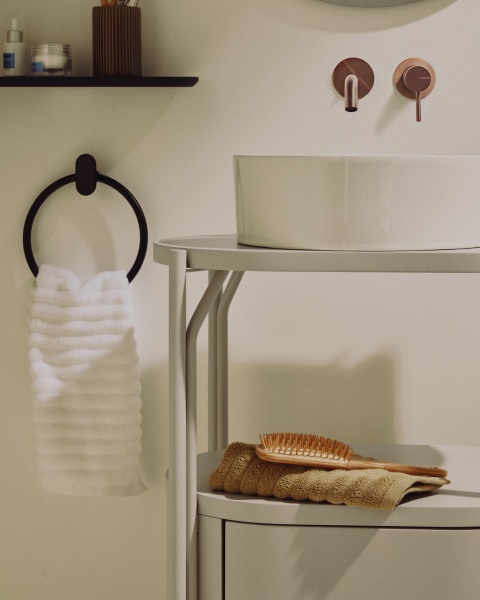 Тумба для ванной Arely из стали и белого лака 60 x 40 см от интернет-магазина IDODOM.RU