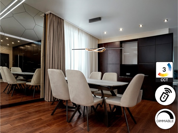 Enora Подвесной светильник черный/золотой от интернет-магазина IDODOM.RU