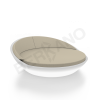Шезлонг Riviera Snow White Light, Bone Brown