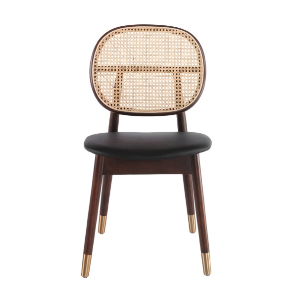 Стул DC1599 /4093 из экокожи и ротанга от интернет-магазина IDODOM.RU