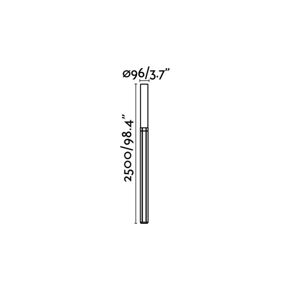 Фонарный столб Tram темно-серый от интернет-магазина IDODOM.RU