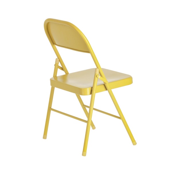 Складное кресло Aidana горчичное металлическое от интернет-магазина IDODOM.RU