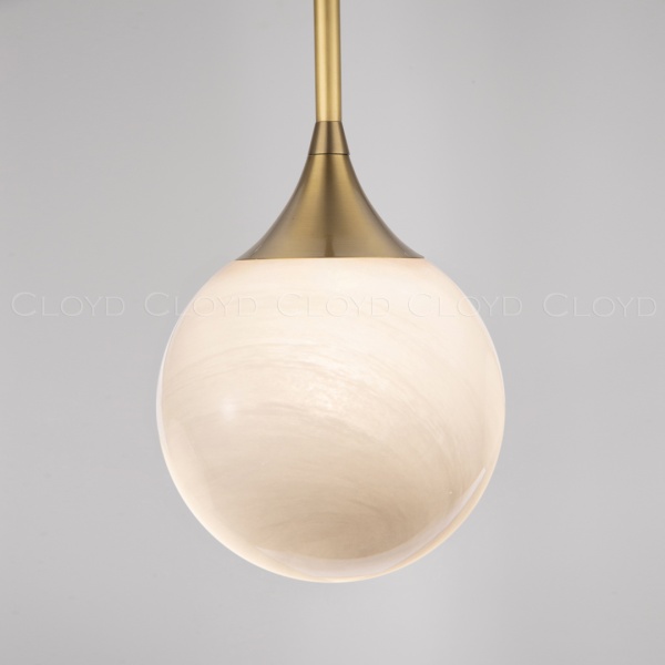 Подвесной светильник Cloyd TAOS-B P1 / Ø18 см - латунь (арт.10861) от интернет-магазина IDODOM.RU