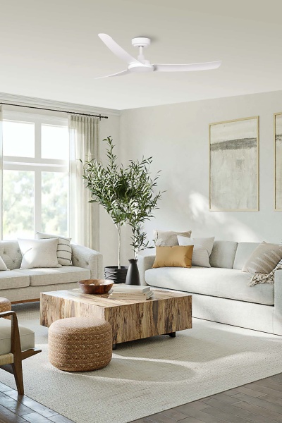 Белый вентилятор Siros L DC SMART от интернет-магазина IDODOM.RU