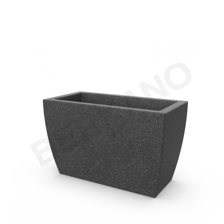 Кашпо Tenero 50H Black Granite