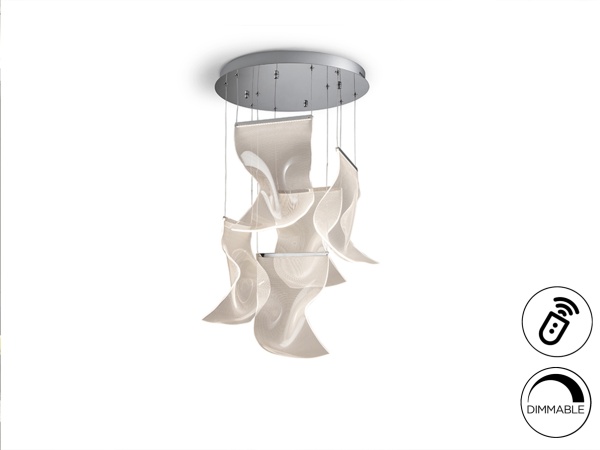 Люстра Velos II 5L хромированная DIM от интернет-магазина IDODOM.RU