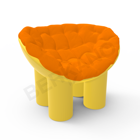 Кресло SLON Yellow, Orange