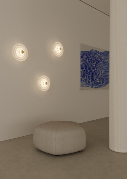 Бра Wave с золотым цоколем A1053 5 см и плафоном из алебастра 1094/30 от интернет-магазина IDODOM.RU