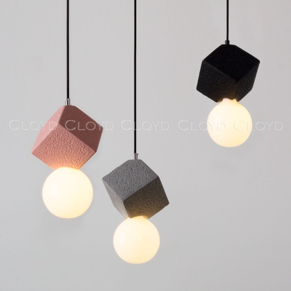 Подвесной светильник Cloyd AUSTA-B P1 / хром - черн.бетон (арт.11151) от интернет-магазина IDODOM.RU