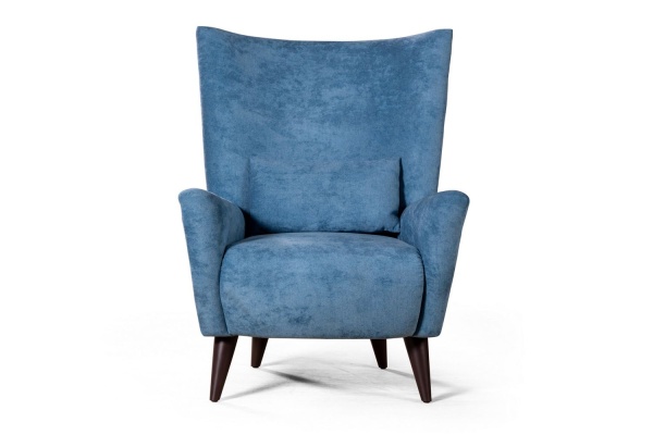 Кресло Dublin велюр синий от интернет-магазина IDODOM.RU