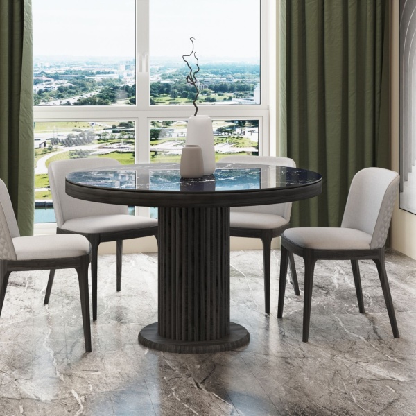 Стол Denver 110, круглый глянец от интернет-магазина IDODOM.RU