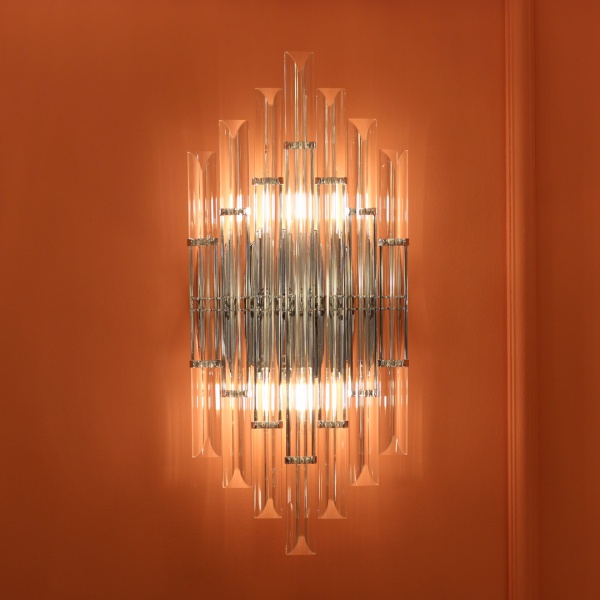 Бра Cloyd ORATORIA W2 / выс. 50 см - хром (арт.20145) от интернет-магазина IDODOM.RU