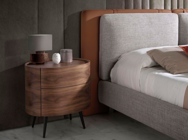 Овальная прикроватная тумбочка AC2001NS /7074 от интернет-магазина IDODOM.RU