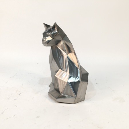 Кошка из нержавеющей стали. Финиш: Шлифовка.Цвет: Серебро. от интернет-магазина IDODOM.RU