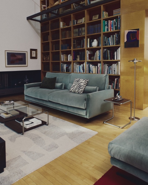 Торшер Nuvira из светло-серого металла от интернет-магазина IDODOM.RU