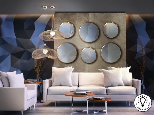 Подвесной светильник Forma 1L хром/золотой от интернет-магазина IDODOM.RU