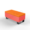 Скамейка Brick 120 Chili Red, Orange