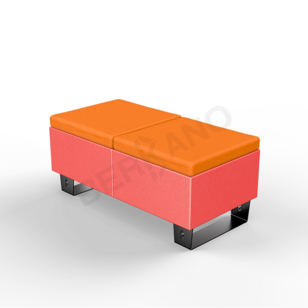 Скамейка Brick 120 Chili Red, Orange