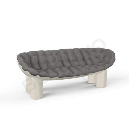Диван SLON Bone Brown, Graphite