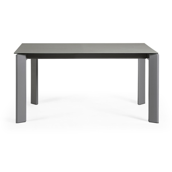 Стол Atta 160 (220) x90 антрацит керамика от интернет-магазина IDODOM.RU