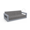 Диван Quarter lounge с подушками серого цвета, аксессуар графитового цвета