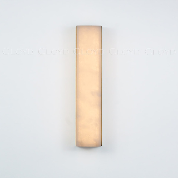 Бра Cloyd ISOKRAT-A W1 / выс. 37 см - алебастр - латунь (арт.20809) от интернет-магазина IDODOM.RU